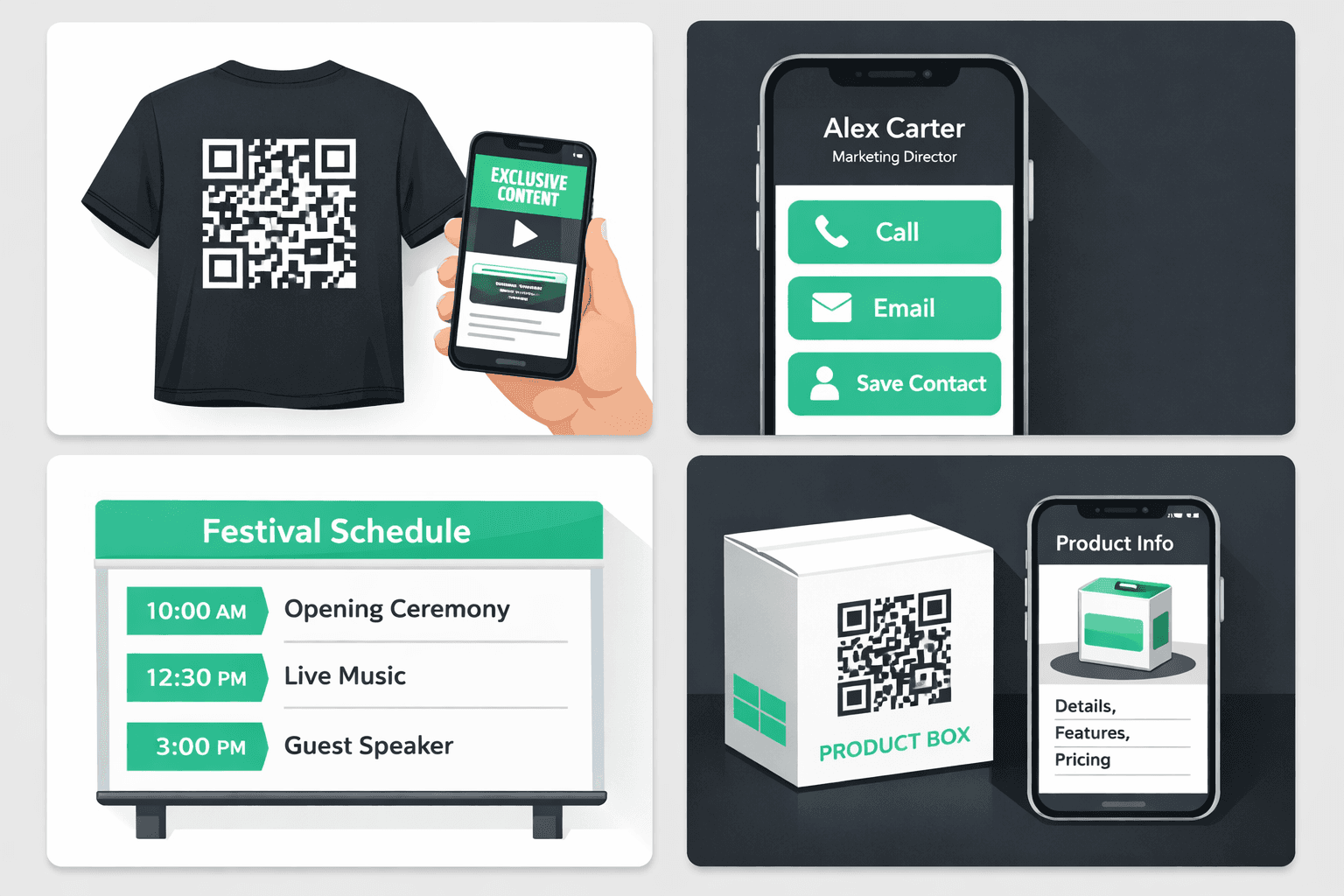 QR codes for events — VIVEQODE